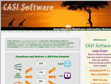 Tablet Screenshot of casisoft.com